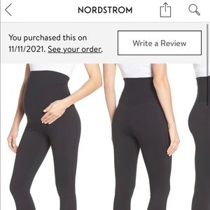 Zella mamasana live in maternity ankle leggings